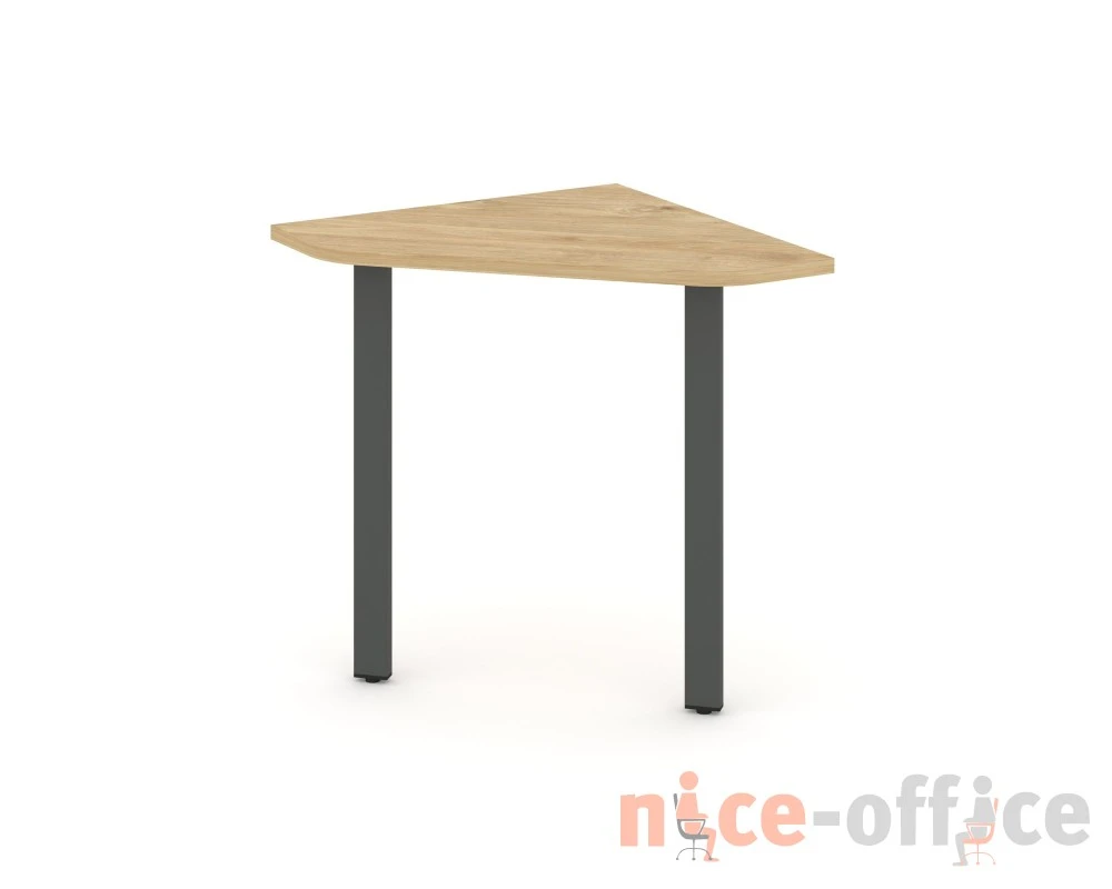 Угловой элемент стола на П-образном каркасе 60 мм 800x800x750 Стайл Проджект / Style Project