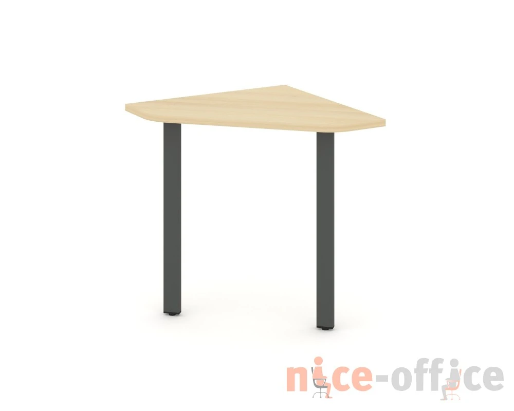 Угловой элемент стола на П-образном каркасе 60 мм 800x800x750 Стайл Проджект / Style Project