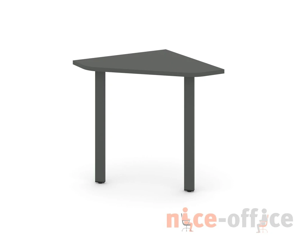 Угловой элемент стола на П-образном каркасе 60 мм 800x800x750 Стайл Проджект / Style Project