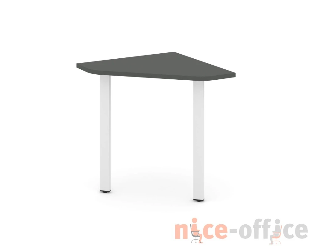 Угловой элемент стола на П-образном каркасе 60 мм 800x800x750 Стайл Проджект / Style Project