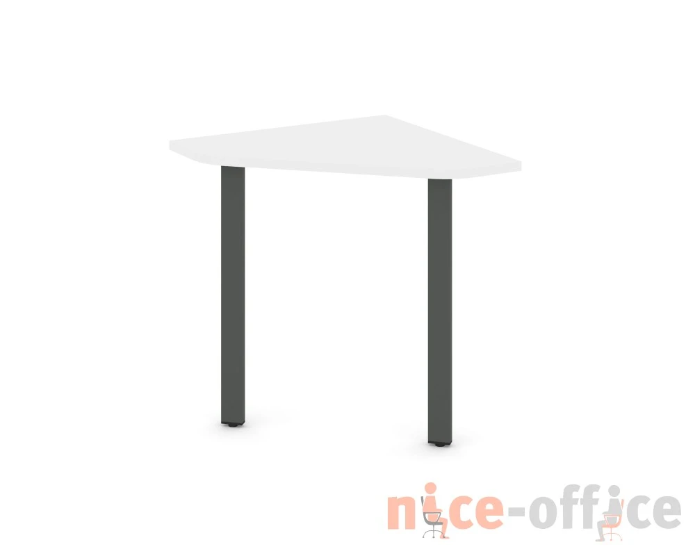 Угловой элемент стола на П-образном каркасе 60 мм 800x800x750 Стайл Проджект / Style Project