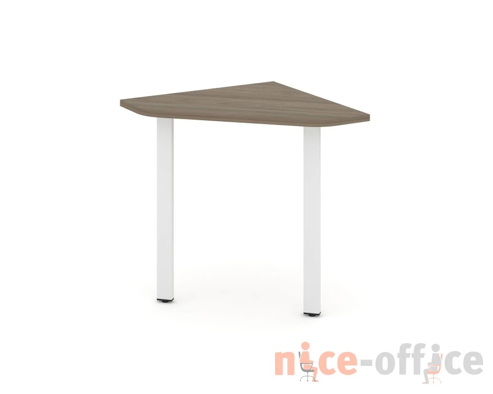 Угловой элемент стола на П-образном каркасе 60 мм 800x800x750 Стайл Проджект / Style Project