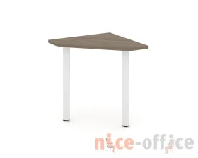 Угловой элемент стола на П-образном каркасе 60 мм 800x800x750 Стайл Проджект / Style Project images