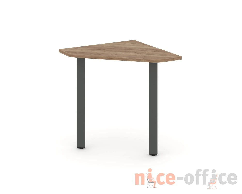 Угловой элемент стола на П-образном каркасе 60 мм 800x800x750 Стайл Проджект / Style Project
