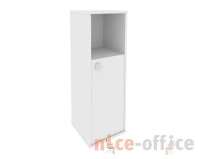 Шкаф средний узкий 1 низкая дверь ЛДСП правый 412x410x1215 Стайл Систем / Style System images