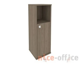 Шкаф средний узкий 1 низкая дверь ЛДСП правый 412x410x1215 Стайл Систем / Style System images