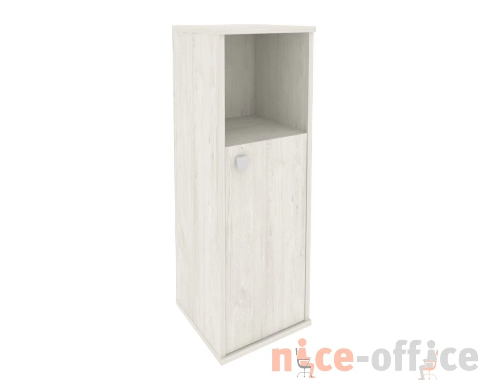 Шкаф средний узкий 1 низкая дверь ЛДСП правый 412x410x1215 Стайл Систем / Style System