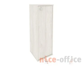 Шкаф средний узкий 1 средняя дверь ЛДСП правый 412x410x1215 Стайл Систем / Style System images