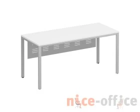 Стол письменный на металлокаркасе 160x67x75 с металлическим экраном Комфорт МП2 images
