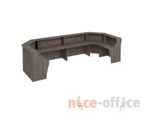 Стойка ресепшн П-образная с вырезом 470 Комфорт images