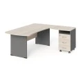 Акация светлая/Черный графит
