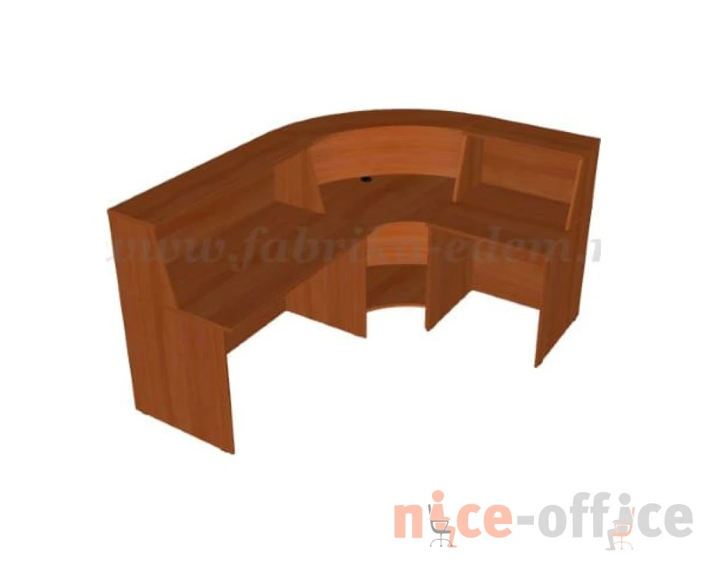 Стойка ресепшен угловая 210x160x117 Эдем