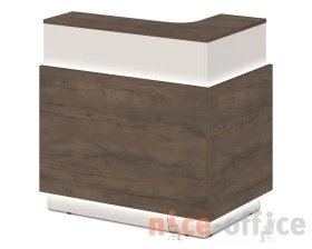 Ресепшн угловая отдельностоящая с RGB подсветкой Лавана / Lavana images