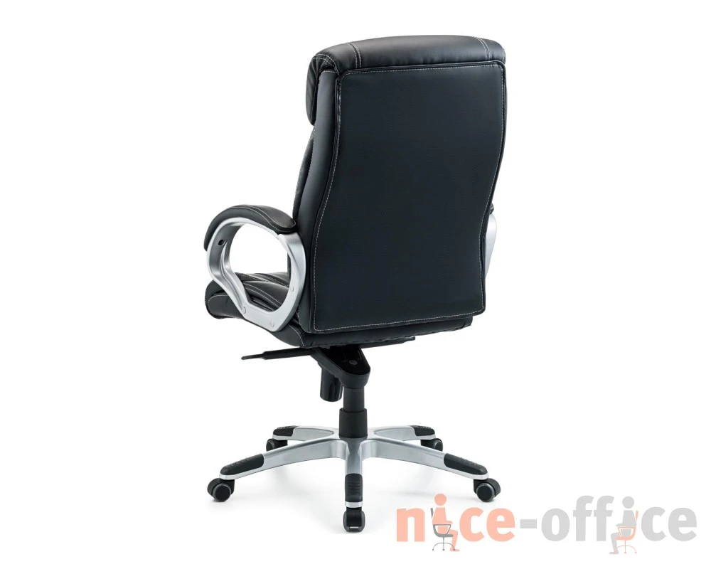 Кресло Albert 2177H Экокожа, Черный