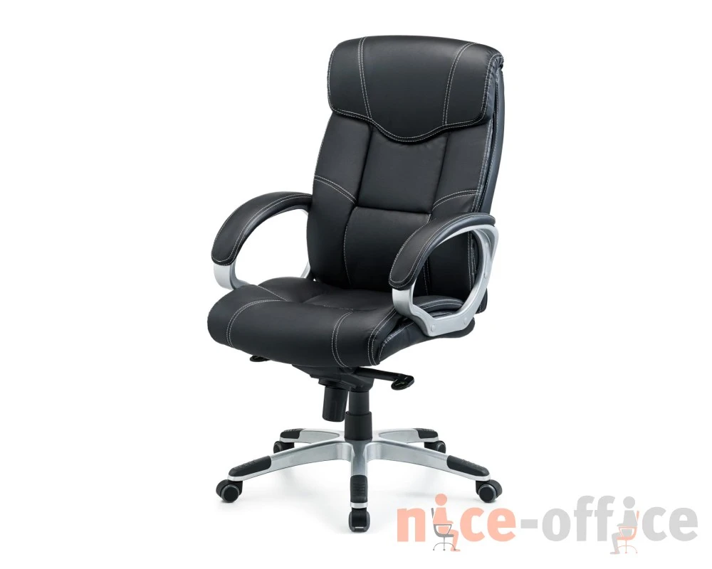 Кресло Albert 2177H Экокожа, Черный