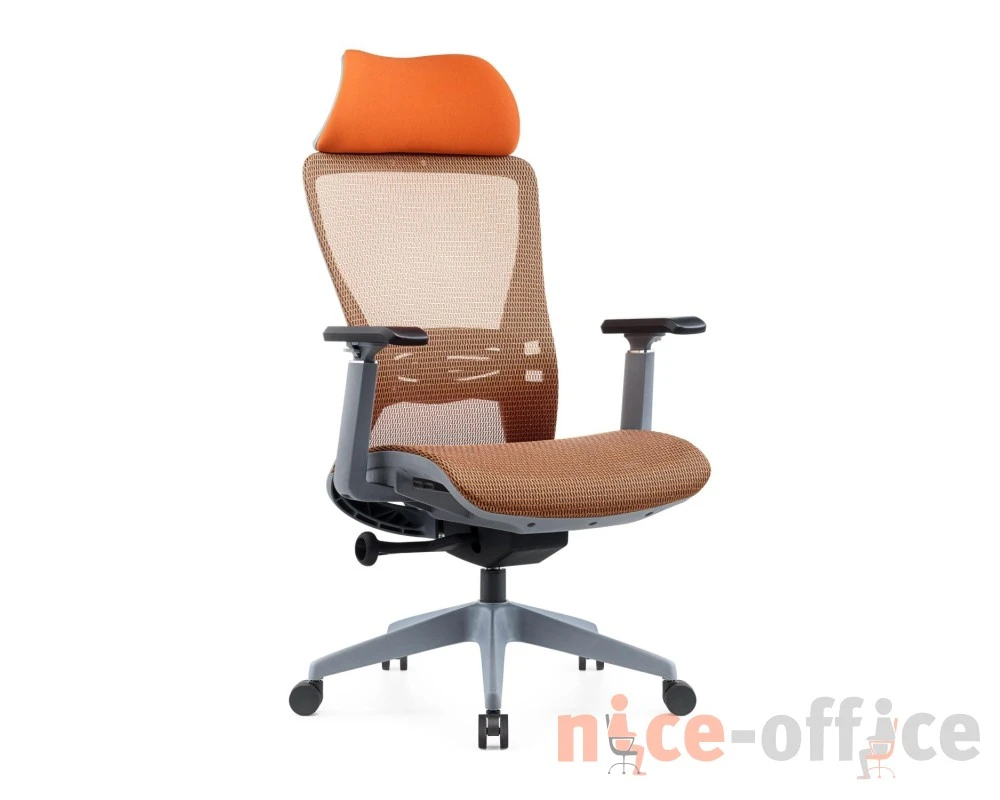 Кресло VIKING-32 M123В-3 Сетка, Оранжевый
