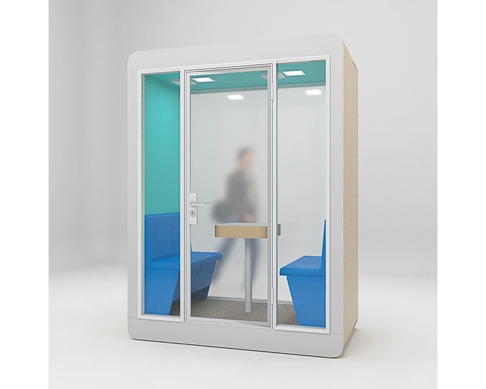 Акустическая кабина LWOP DOUBLE (задняя стенка стекло)