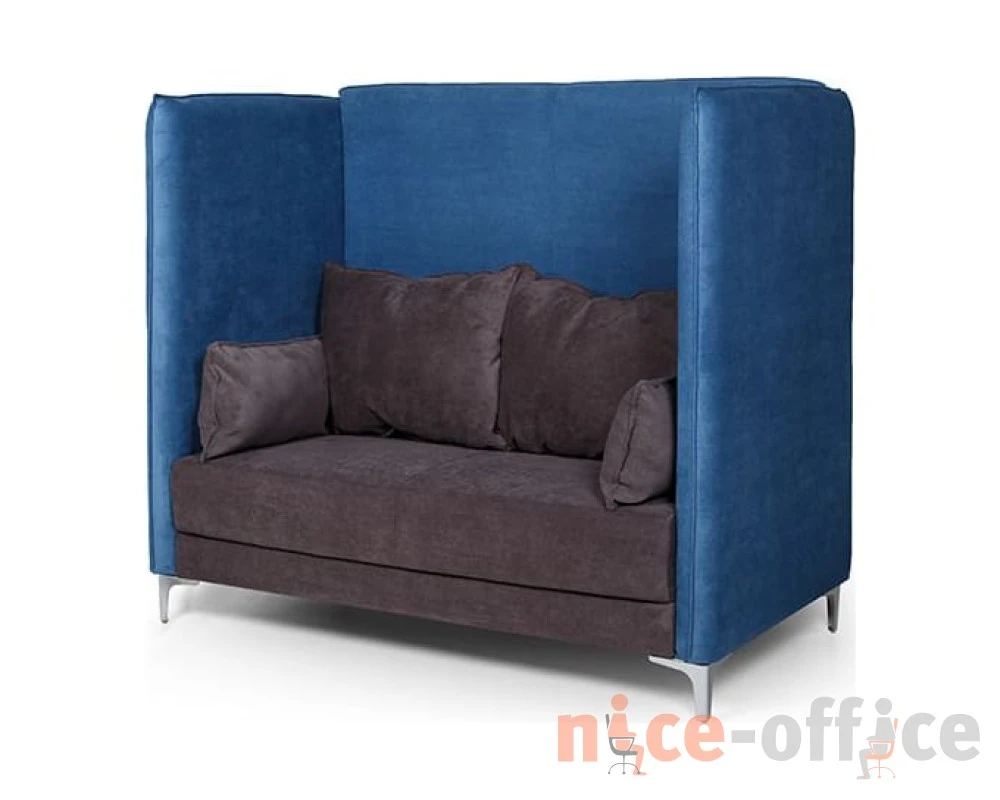 2-х местный диван высокий Графит