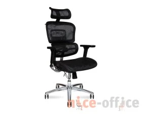 Кресло Norden Крон алюминюм блэк / Kron aluminium black Сетка, Черный images