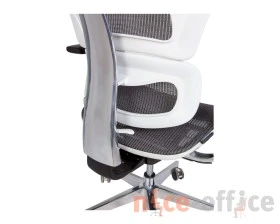Кресло Norden Хироу / Hero white Сетка, Серый images