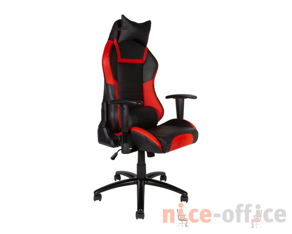 Кресло Norden Лотус PRO carbon / Lotus PRO carbon Экокожа, Черный/Красный