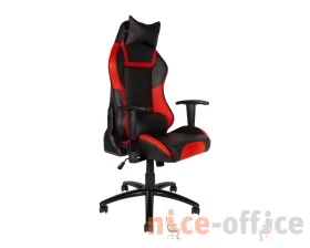 Кресло Norden Лотус PRO carbon / Lotus PRO carbon Экокожа, Черный/Красный images