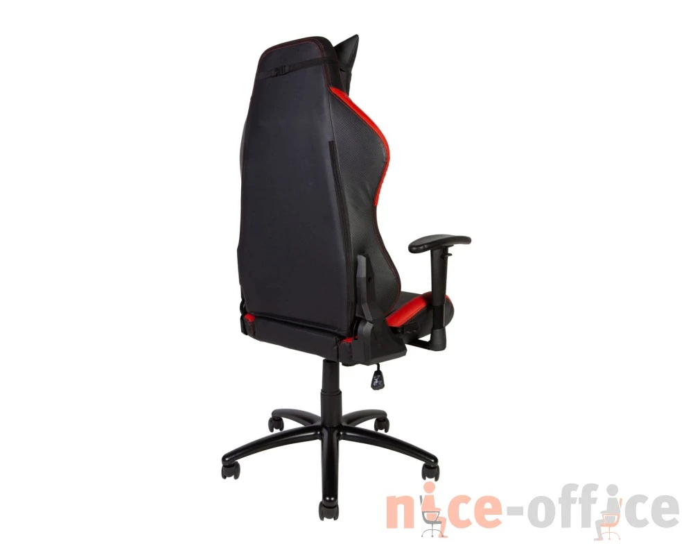 Кресло Norden Лотус PRO carbon / Lotus PRO carbon Экокожа, Черный/Красный