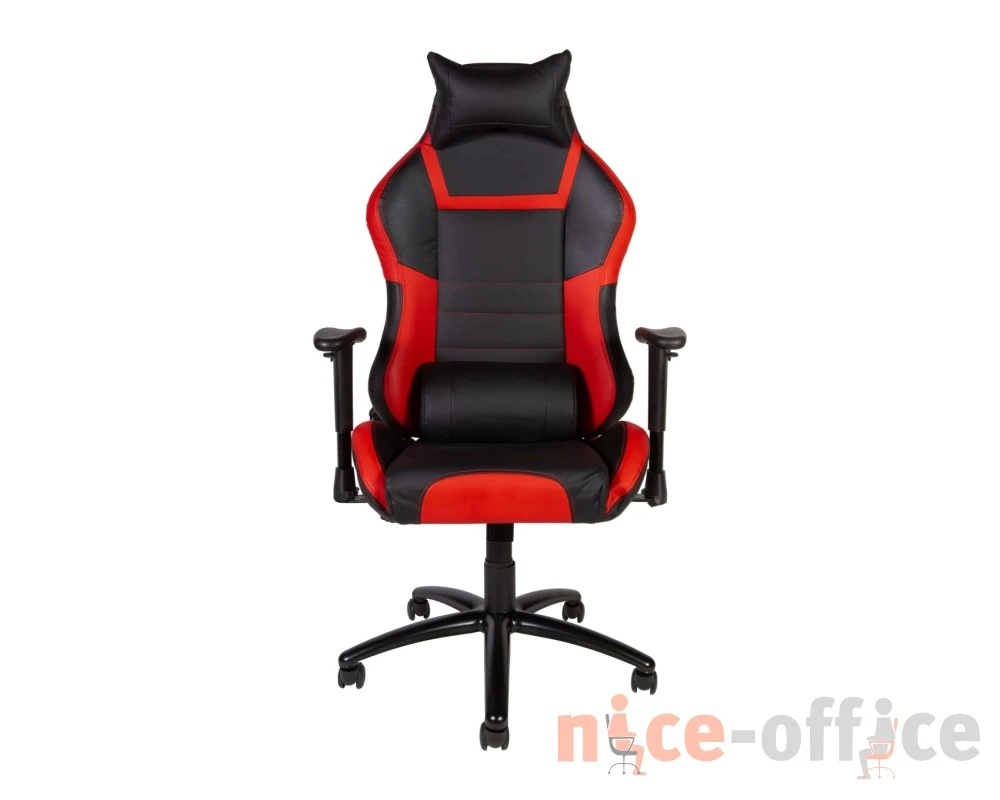Кресло Norden Лотус PRO carbon / Lotus PRO carbon Экокожа, Черный/Красный