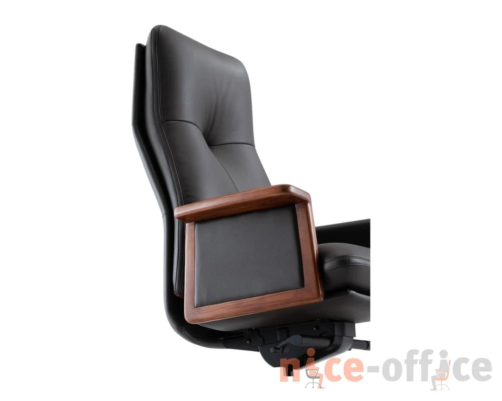 Кресло Norden Вивальди  / Vivaldi Натуральная кожа, Черный