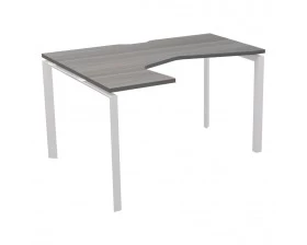 Стол эргономичный левый на металлокаркасе НТМП.П-060.ЛВ Аргентум images