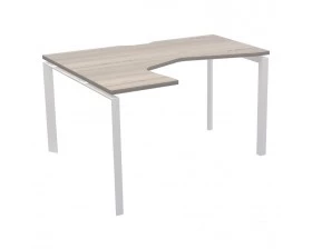 Стол эргономичный левый на металлокаркасе НТМП.П-060.ЛВ Аргентум images