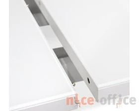 Стол раздвижной SHT-T40/130-160 Белый глянцевый/Белый images
