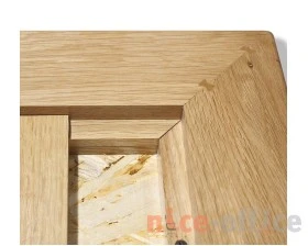 Стол SHT-TU2-1/70/70 ДУБ/OSB Медный/Прозрачный лак images