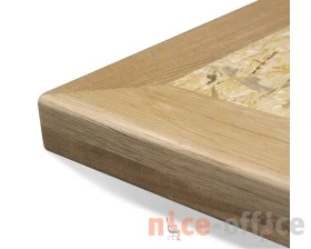 Стол SHT-TU2-1/70/70 ДУБ/OSB Медный/Прозрачный лак images