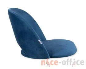 Стул барный SHT-ST34/S94 Велюр, Тихий океан/Прозрачный лак/Черный images