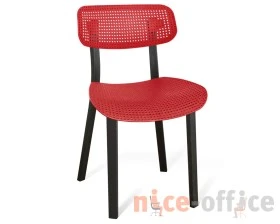 Стул SHT-S85 Пластик, Красный/Черный images