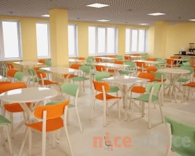 Стул SHT-S85 Пластик, Красный/Черный images