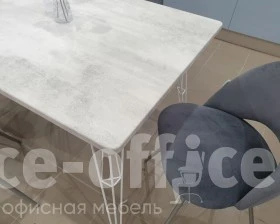 Стул SHT-ST34/S37 Велюр, Платиново-серый/Хром лак images