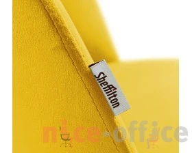 Стул SHT-ST35-1/S112 Велюр, Имперский желтый/Черный муар images