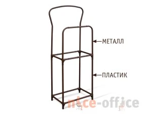 Вешалка SHT-SUR3 Коричневый муар/Коричневый images