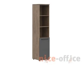 Шкаф колонка с глухой малой дверью 429х423х1956 TP images