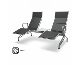 Многоместная секция Aero-шезлонг PU 2П со столиком images