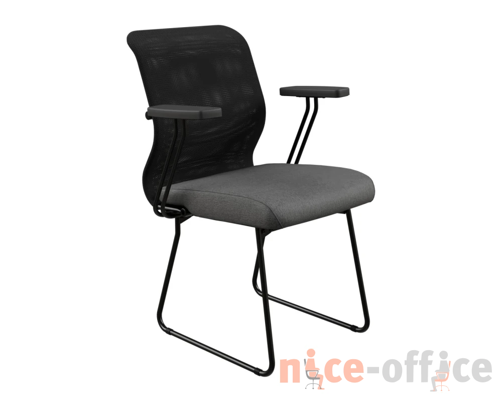 Кресло Sit 8 M4-9T - X2+Bahama (F57) (Черный-Тем.серый)