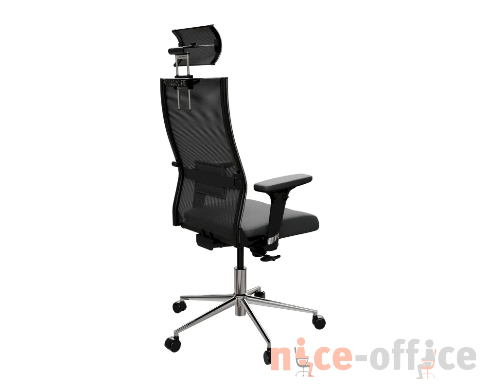 Кресло SynchroSit Air 24 B2-287D - Italy+UMF(X1) (M120.B23.G18.W02) (Черный)
